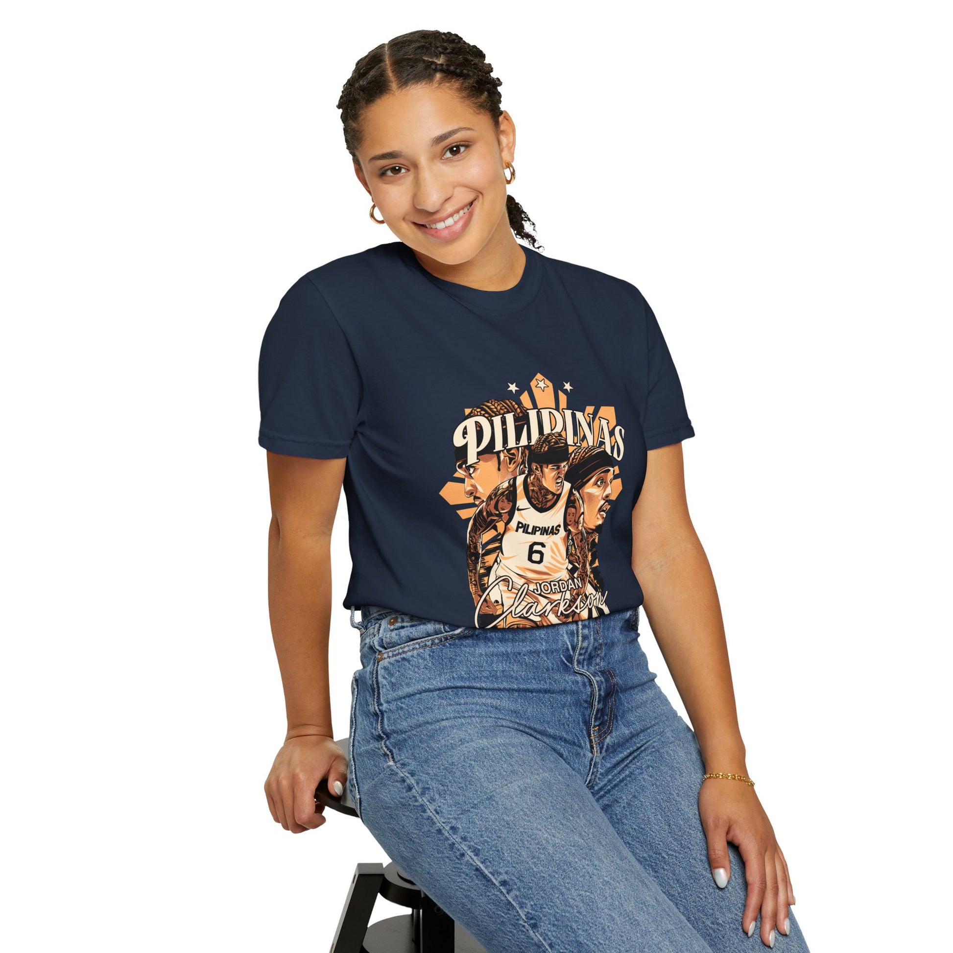 Philippines Graphic T-shirt - Vintage Style for Jordan Clarkson Basketball Fans tee - CreativeRino