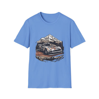 Vintage Rally Car Adventure Unisex T-Shirt - CreativeRino