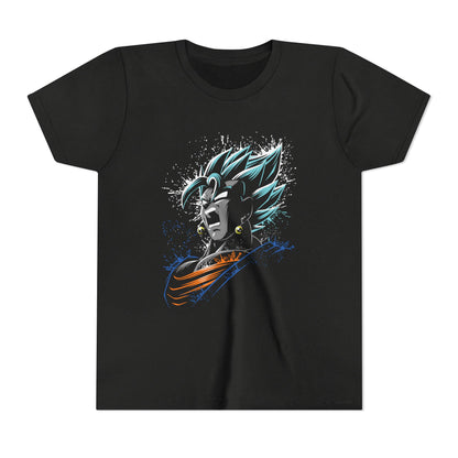 Anime Youth Short Sleeve Tee - Cool Dragon Ball  T-shirt Design for Kids - CreativeRino