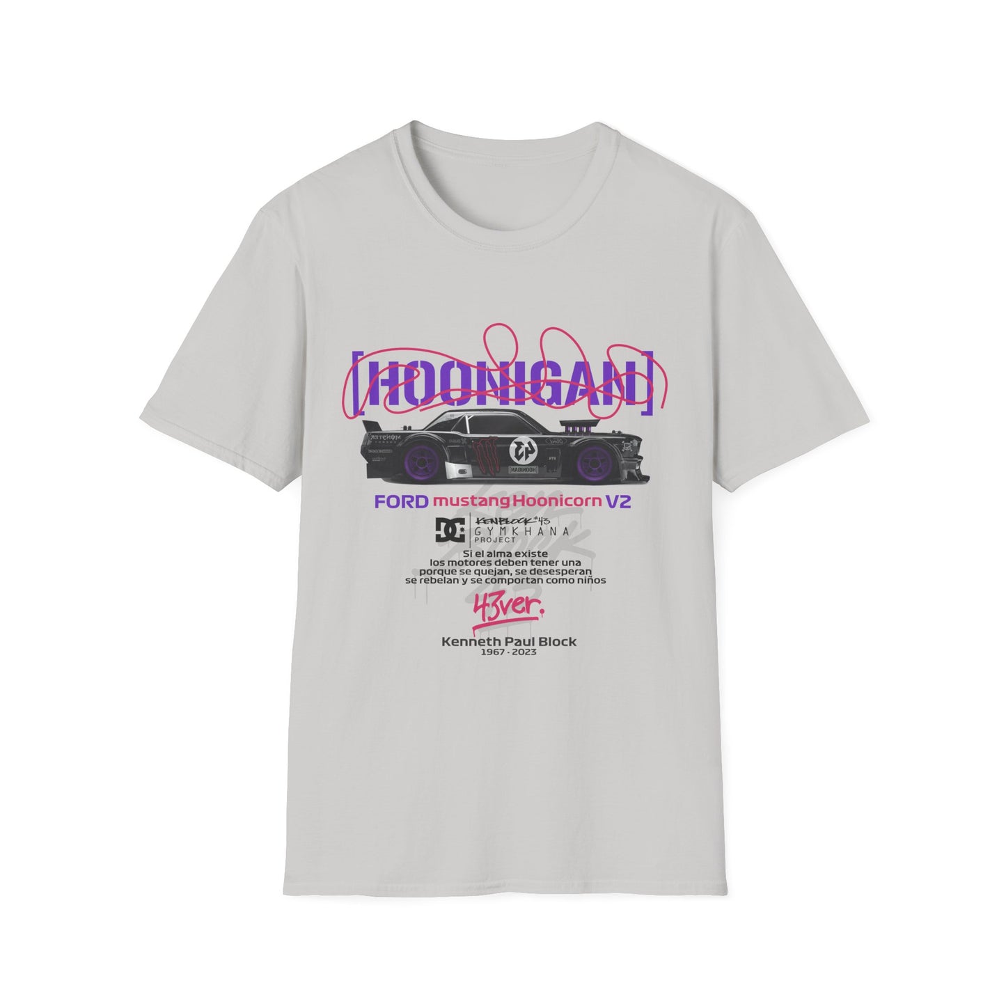 Hoonigan Unisex Softstyle T-Shirt - Perfect for Car Enthusiasts - CreativeRino