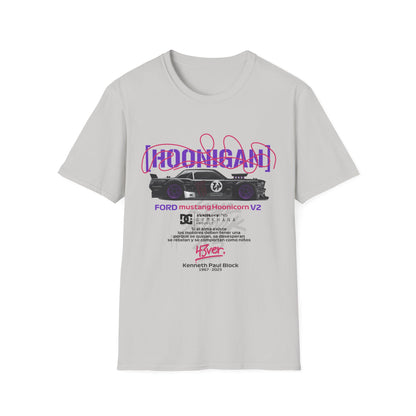 Hoonigan Unisex Softstyle T-Shirt - Perfect for Car Enthusiasts - CreativeRino