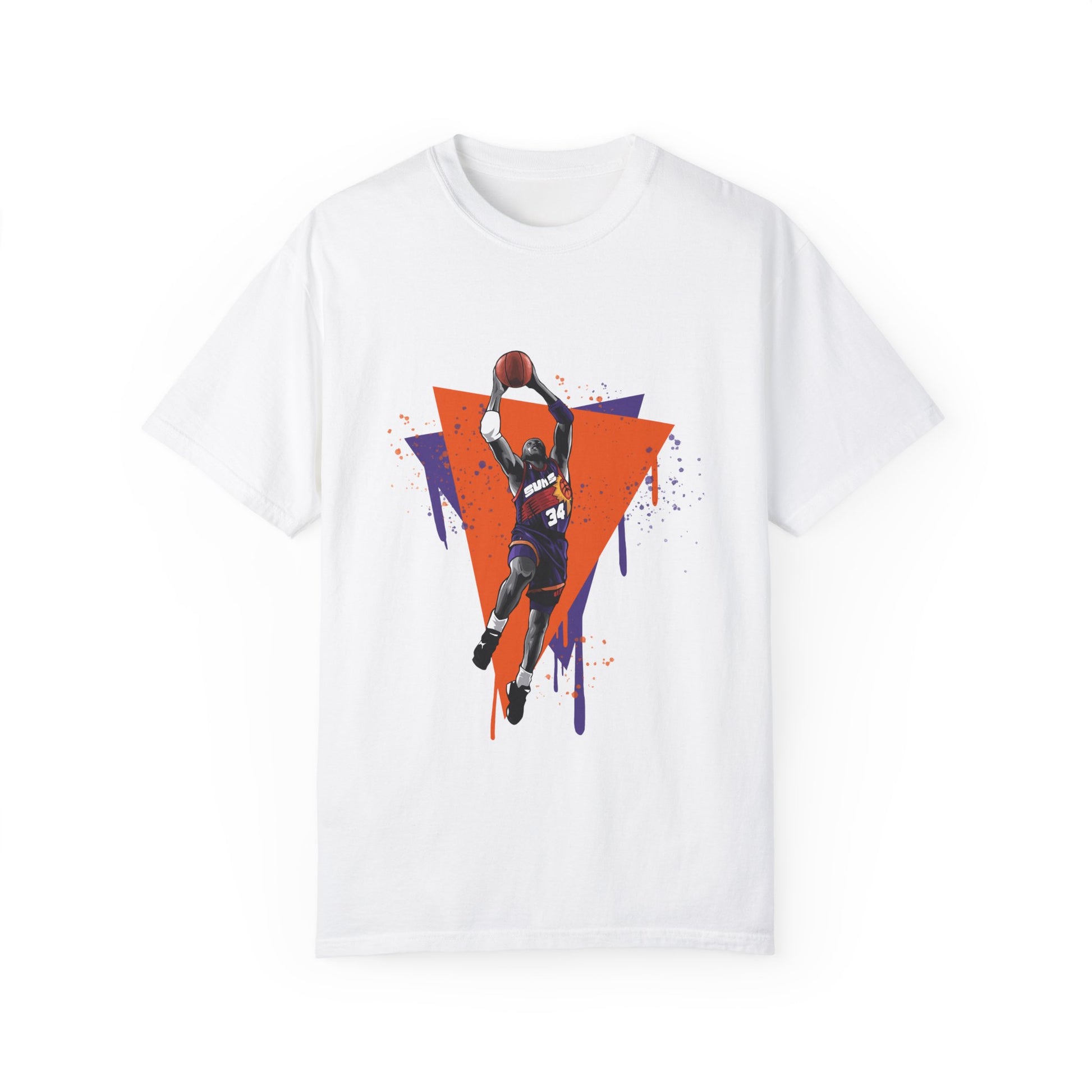 Charles Barkley Basketball T-shirt - Unisex Garment-Dyed Tee - CreativeRino
