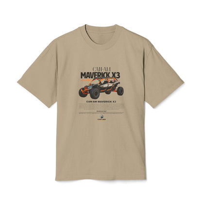 Maverick X3 Graphic Tee - Unisex Heavy Faded T-Shirt for Off-Road Enthusiasts - CreativeRino