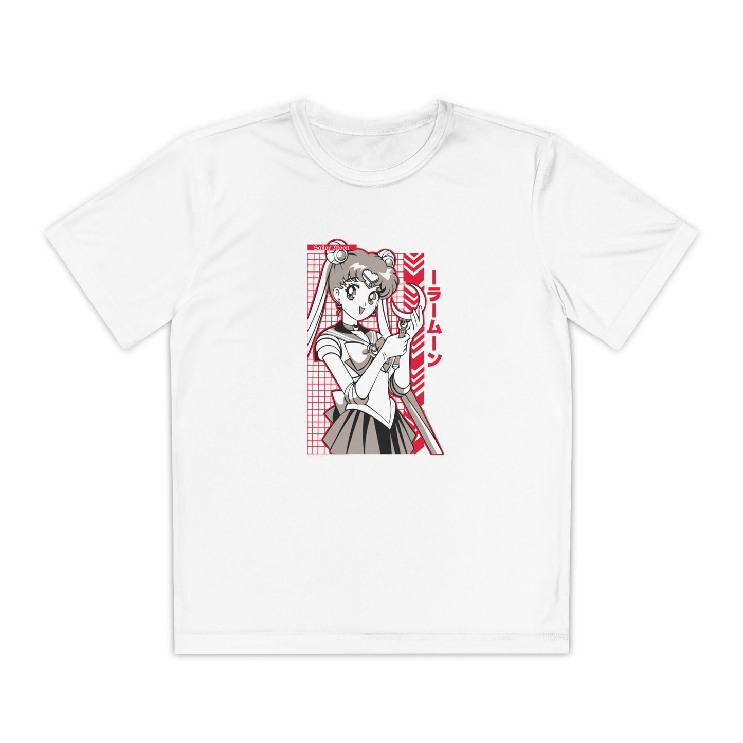 Youth Graphic Tee, Anime T-shirt for Kids, Sailor Moon Inspired Apparel, Gift for Birthdays, Casual Wear, Pop Culture Fashion - CreativeRino