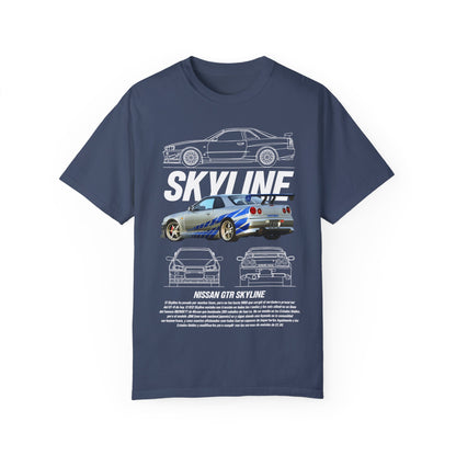 Nissan GTR Skyline Unisex  T-Shirt - Perfect T-shirt for Car Enthusiasts - CreativeRino