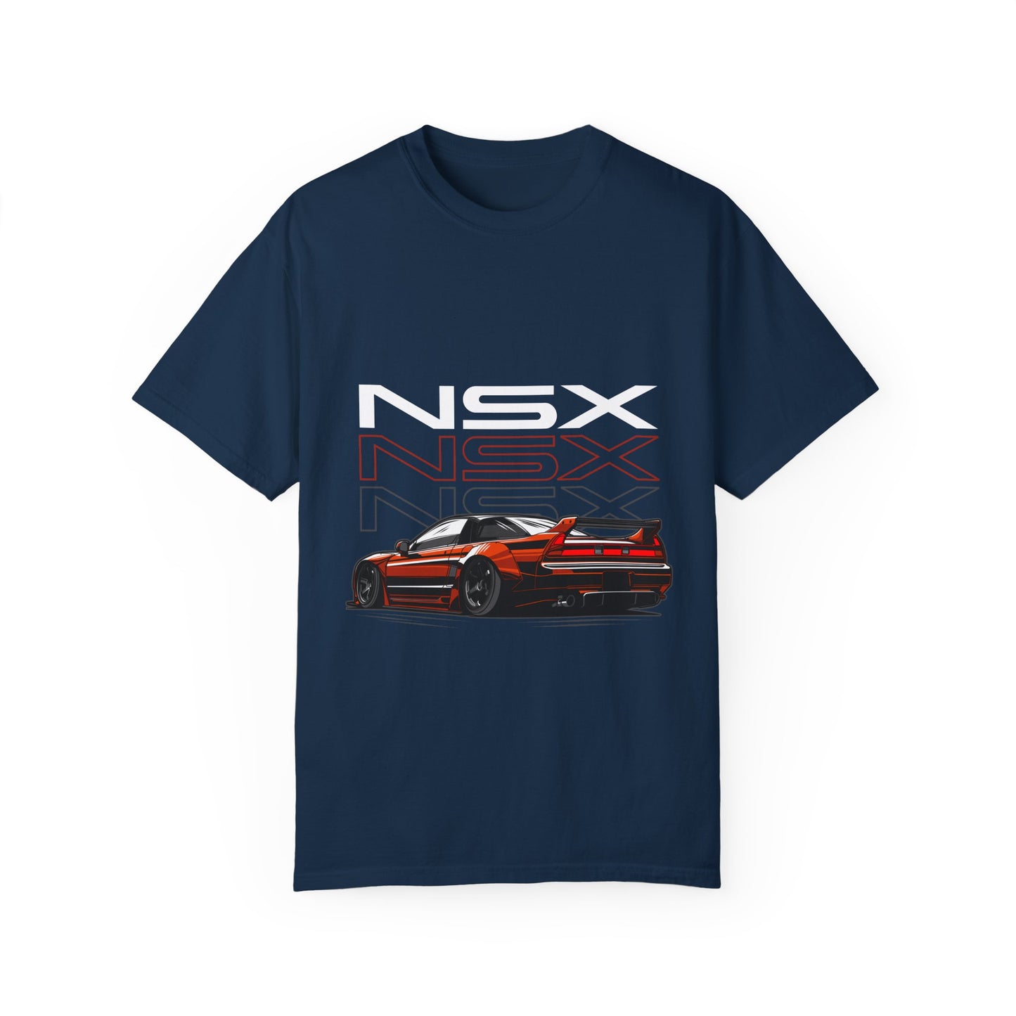 NSX Unisex Garment-Dyed T-Shirt - Retro Car Enthusiast Apparel - CreativeRino