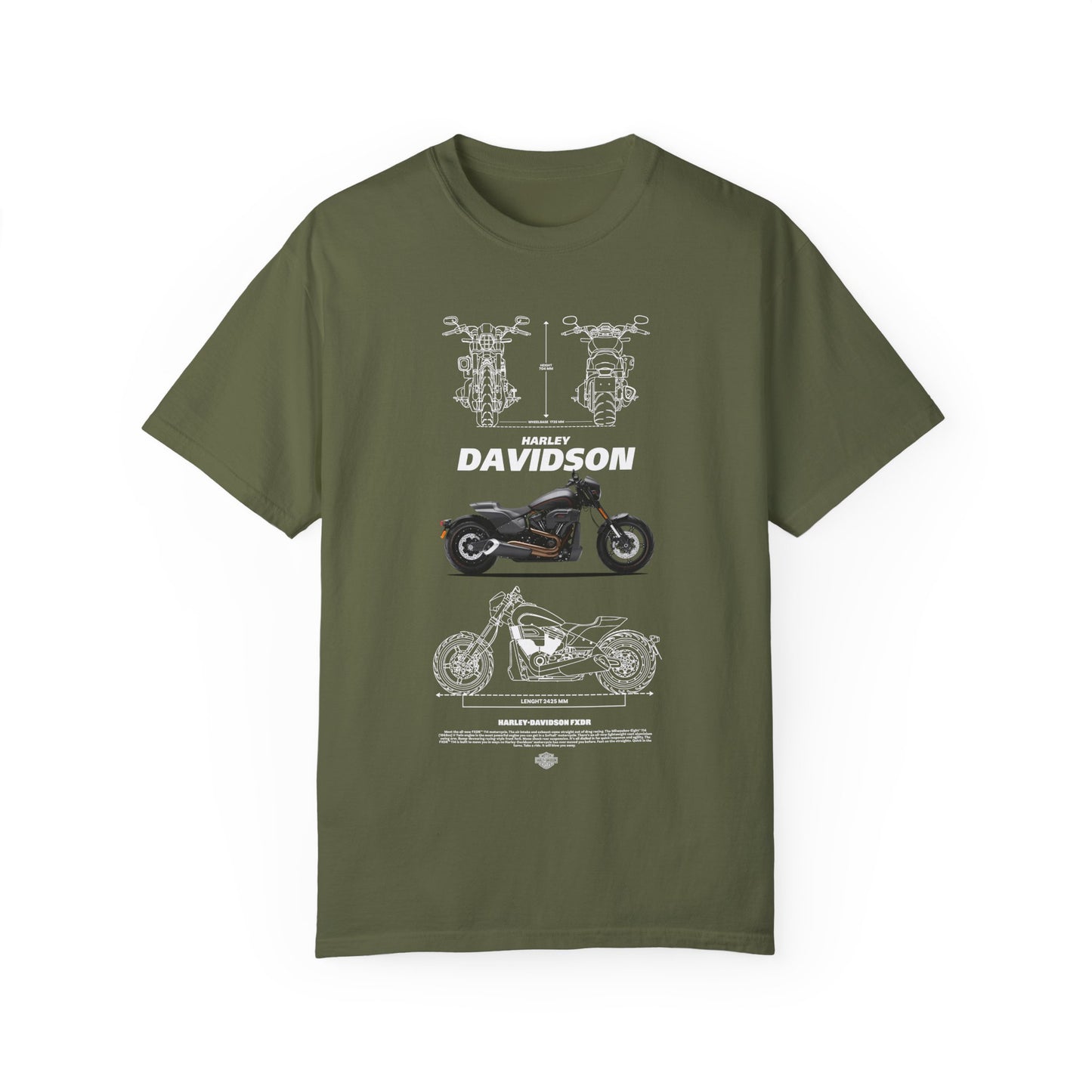 Harley Davidson Vintage Motorcycle Unisex T-Shirt - CreativeRino