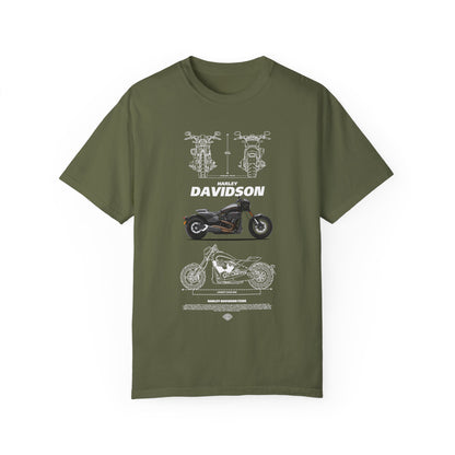 Harley Davidson Vintage Motorcycle Unisex T-Shirt - CreativeRino