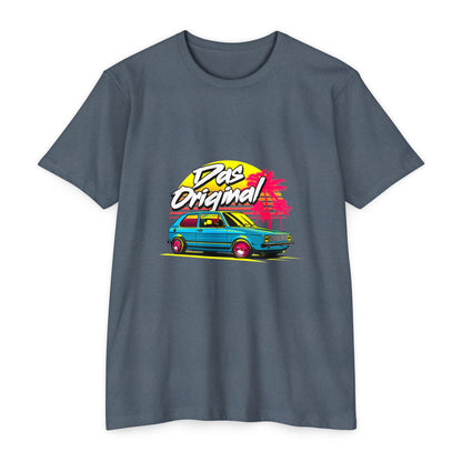Retro Car Graphic T-Shirt - Das Original - Unisex CVC Jersey - CreativeRino