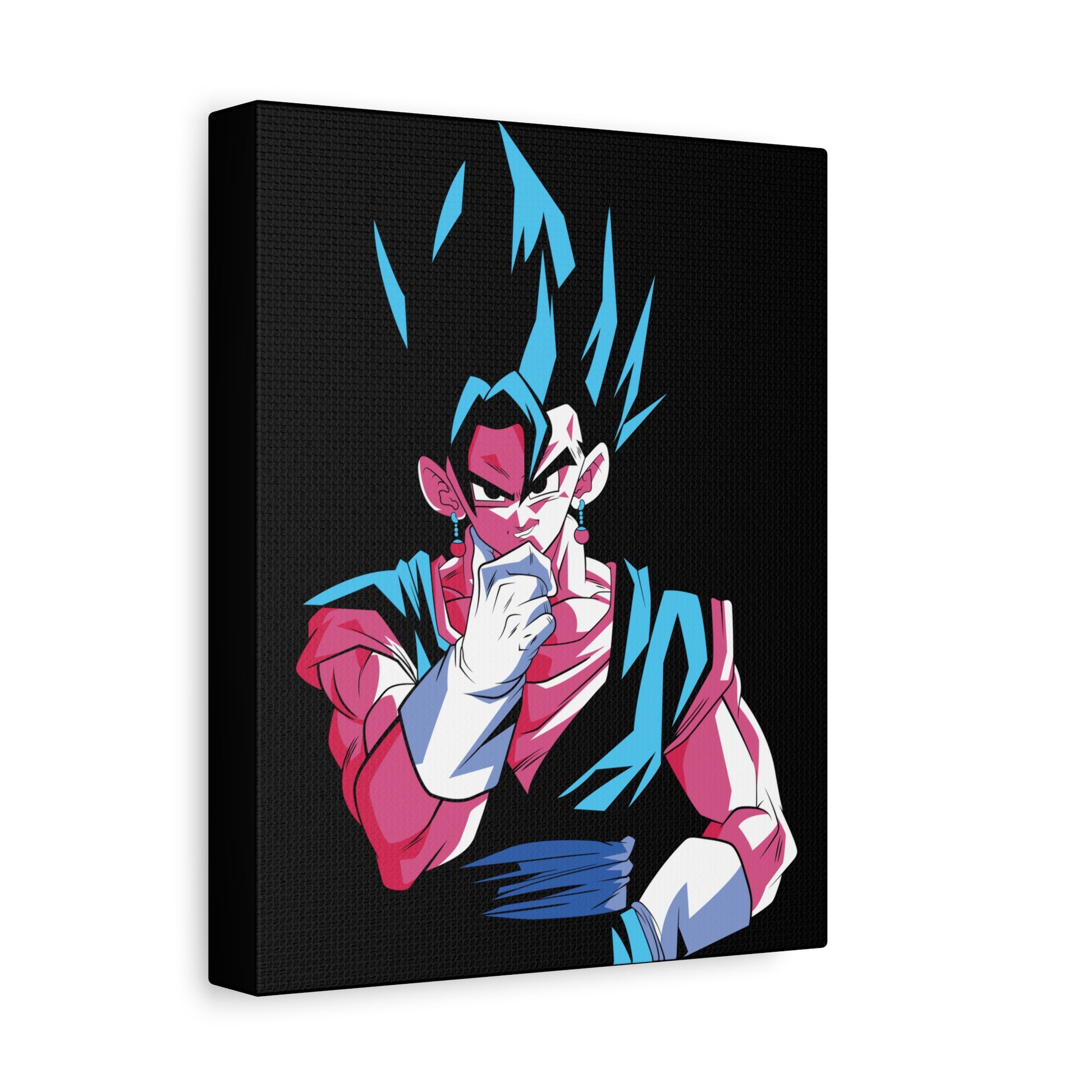 Anime Wall Art - Matte Canvas Print with Dragon Ball Inspired Design - CreativeRino