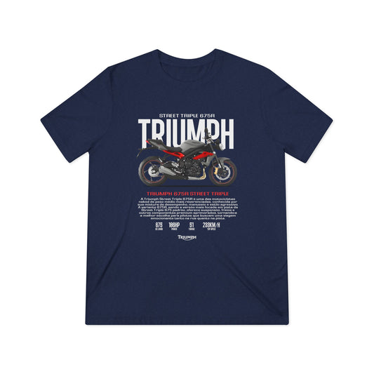 Triumph Daytona 675R Unisex Triblend T-shirt - CreativeRino