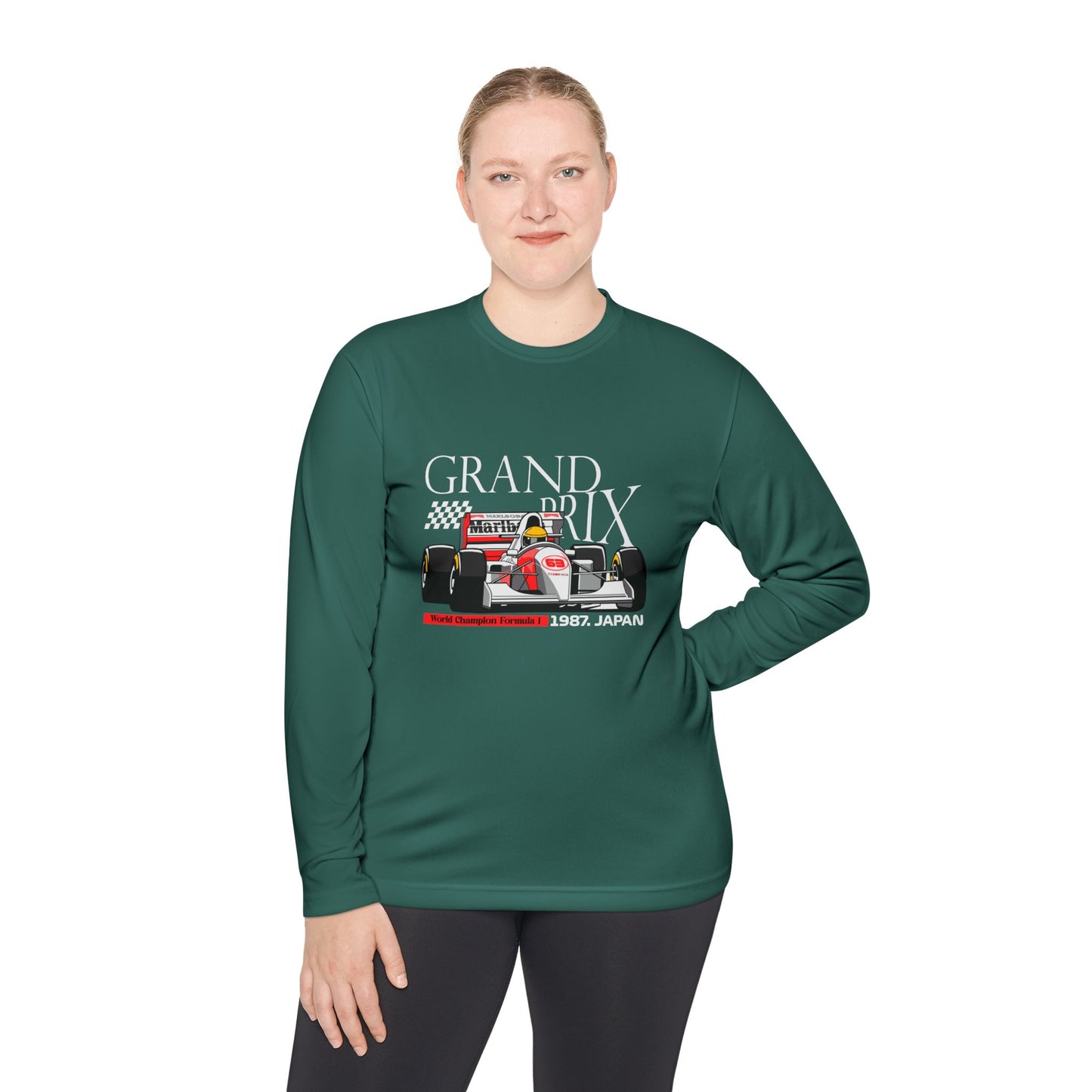 Grand Prix Japan Racing Unisex Lightweight Long Sleeve Tee - Perfect Gift for Motorsports Fans - CreativeRino