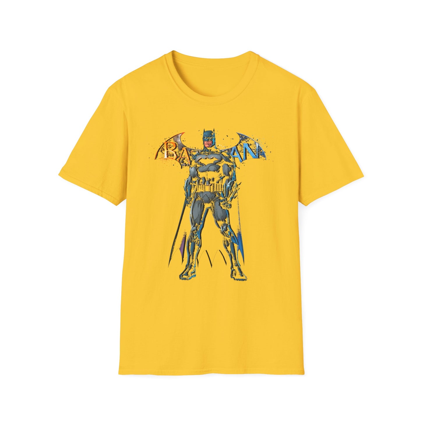 Vintage Batman Graphic Unisex Softstyle T-Shirt - CreativeRino