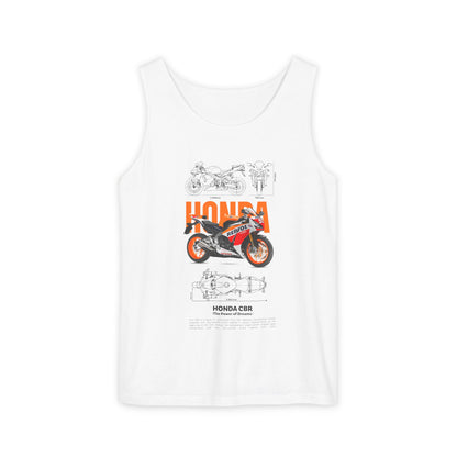 Honda CBR Enthusiast Tank Top - Retro Motorcycle Design - CreativeRino
