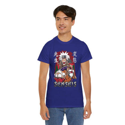Anime Sensei Unisex Heavy Cotton Tee - Naruto T-shirt - CreativeRino