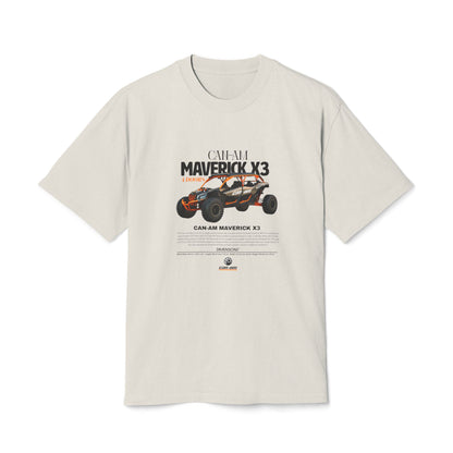 Maverick X3 Graphic Tee - Unisex Heavy Faded T-Shirt for Off-Road Enthusiasts - CreativeRino