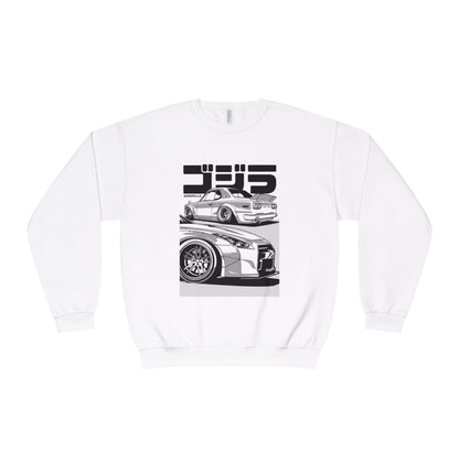 Graphic Car Enthusiast Sweatshirt - Unisex NuBlend® Crewneck for Auto Lovers - CreativeRino