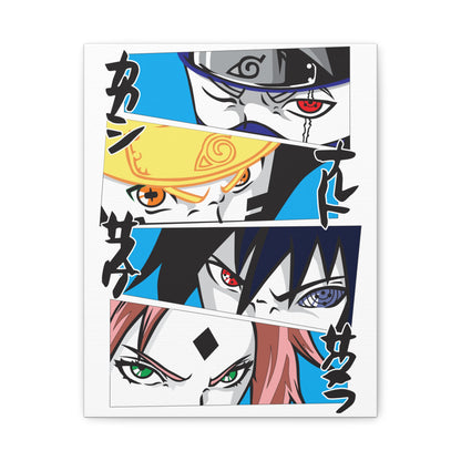 Anime Character Canvas Wall Art - Naruto Squad Design - CreativeRino