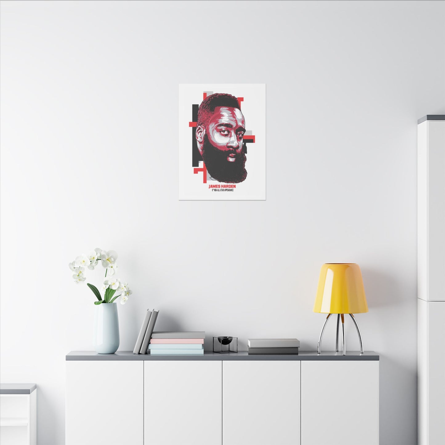 James Harden NBA All-Star Canvas Wall Art - CreativeRino