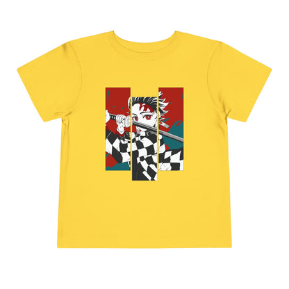 Demon Slayer Toddler Tee - Cute Anime Graphic T-shirt for Kids - CreativeRino