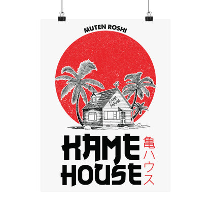 Anime-Inspired Matte Vertical Posters - Kame House Design - CreativeRino