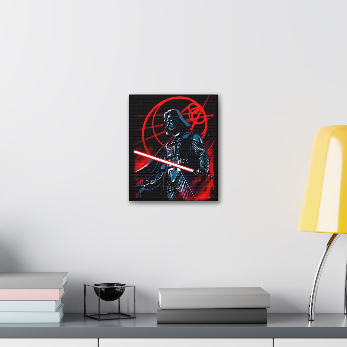 Darth Vader Canvas Art - Galactic Wall Decor for Star Wars Fans - CreativeRino