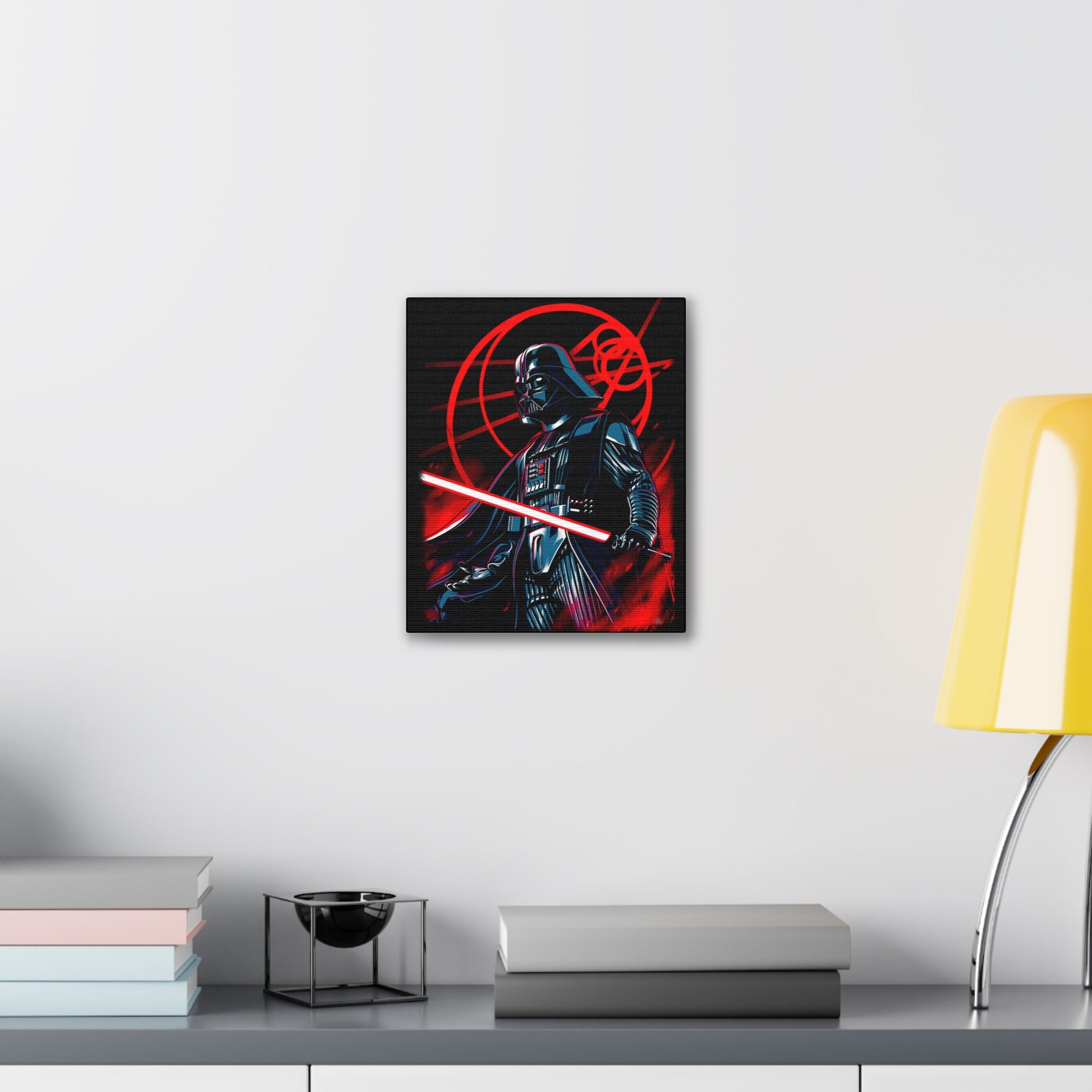 Darth Vader Canvas Art - Galactic Wall Decor for Star Wars Fans - CreativeRino