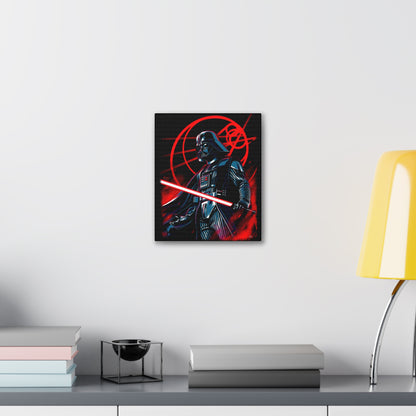 Darth Vader Canvas Art - Galactic Wall Decor for Star Wars Fans - CreativeRino