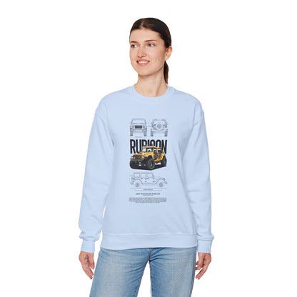 Rubicon Jeep Crewneck Sweatshirt - Perfect T-shirt for Adventure Lovers - CreativeRino
