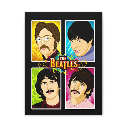 The Beatles Art Canvas – Iconic Stretched Wall Décor - CreativeRino