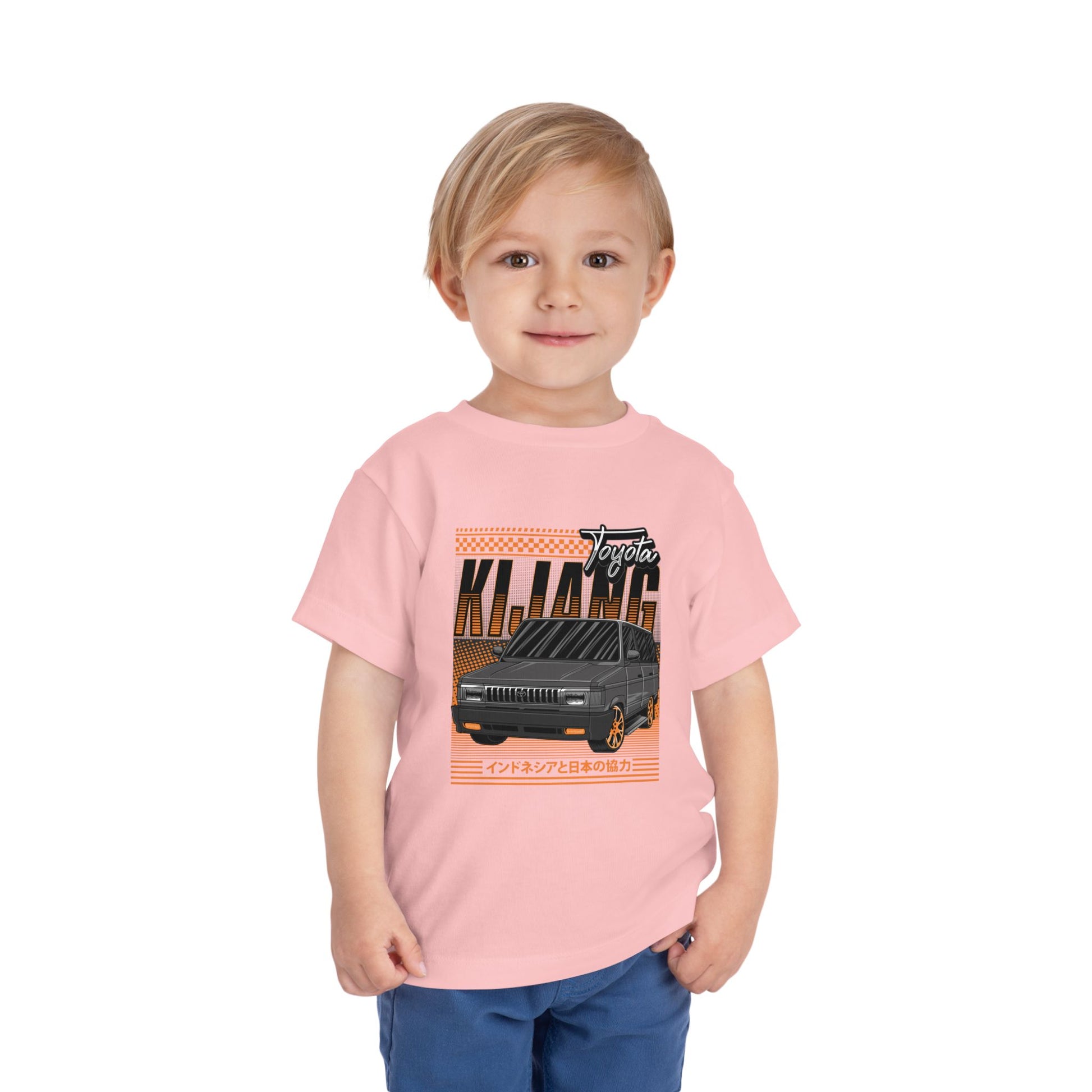 Kijang Grand Extra Graphic Toddler Tee - Cool Car T-shirt Design for Kids - CreativeRino