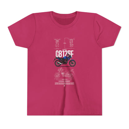 Honda CB125F Youth Motorcycle Graphic T-shirt - CreativeRino