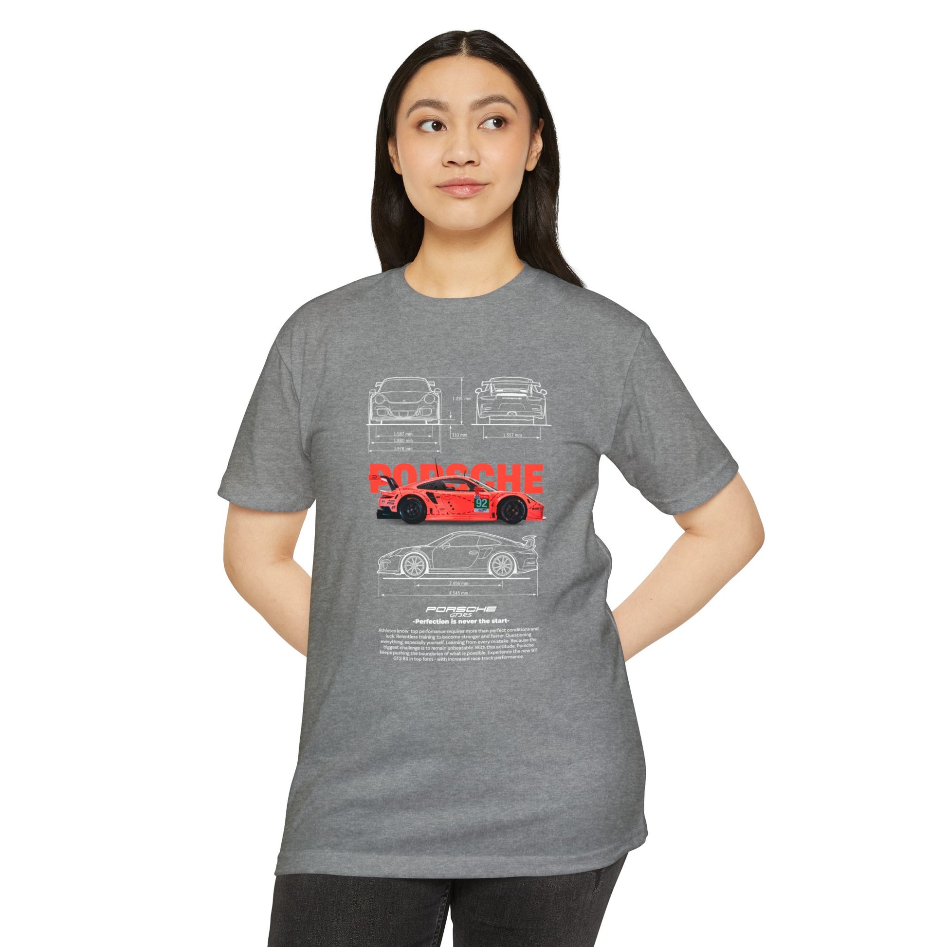 Porsche Gt3rs Vintage Graphic Unisex T-Shirt | Perfect Gift for Car Enthusiasts - CreativeRino