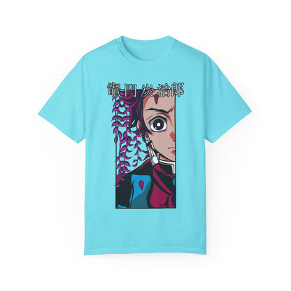 Demon Slayer Unisex Garment-Dyed T-shirt - Anime Inspired Art - CreativeRino