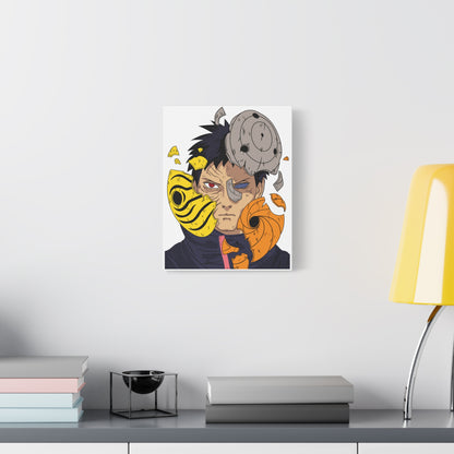 Anime Character Canvas Print - Naruto Abstract Art for Fans - CreativeRino