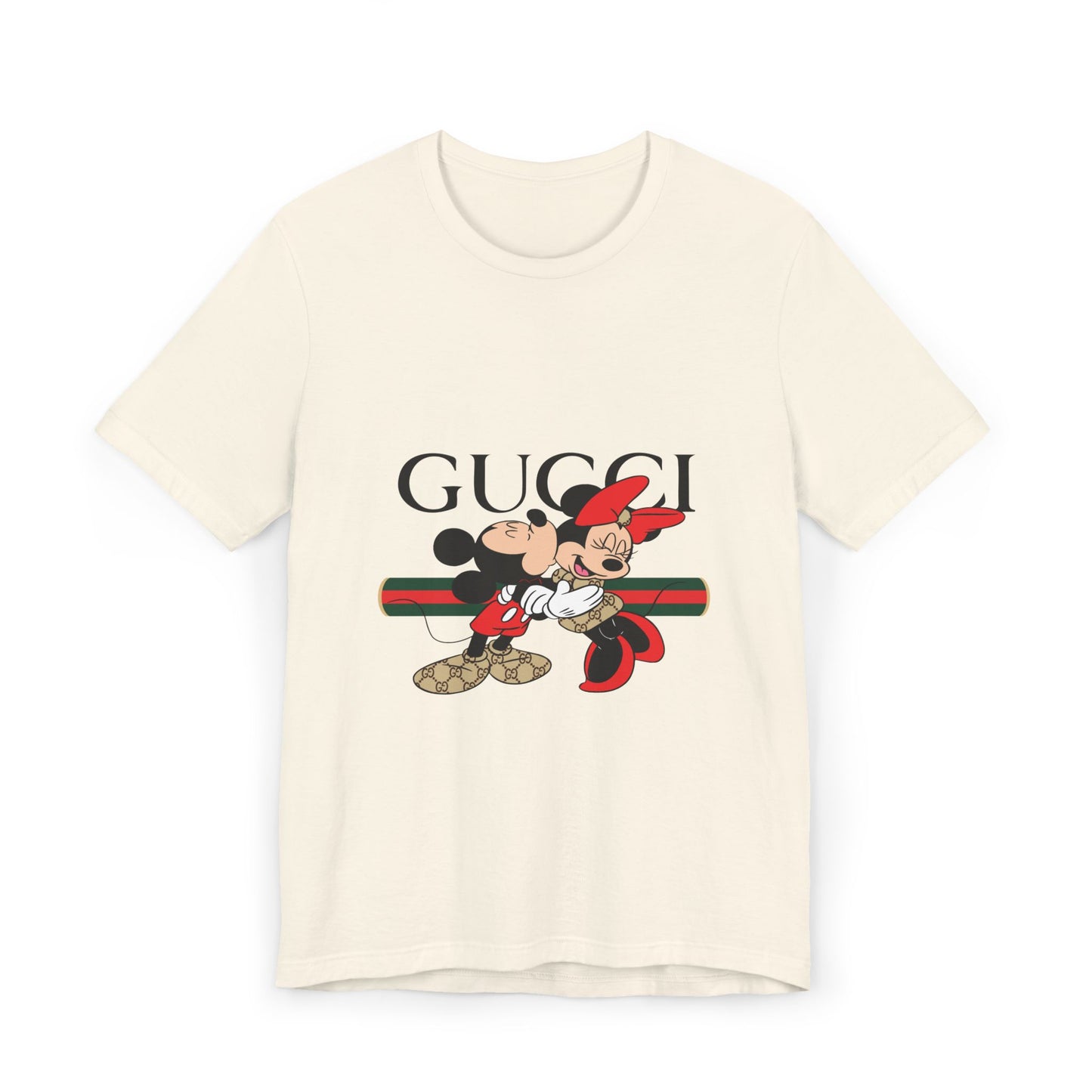 Gucci Mickey & Minnie Unisex T-Shirt, Fun Graphic Tee, Disney Fashion, Gift for Disney Lovers, Cute Casual Wear, Holiday Apparel - CreativeRino