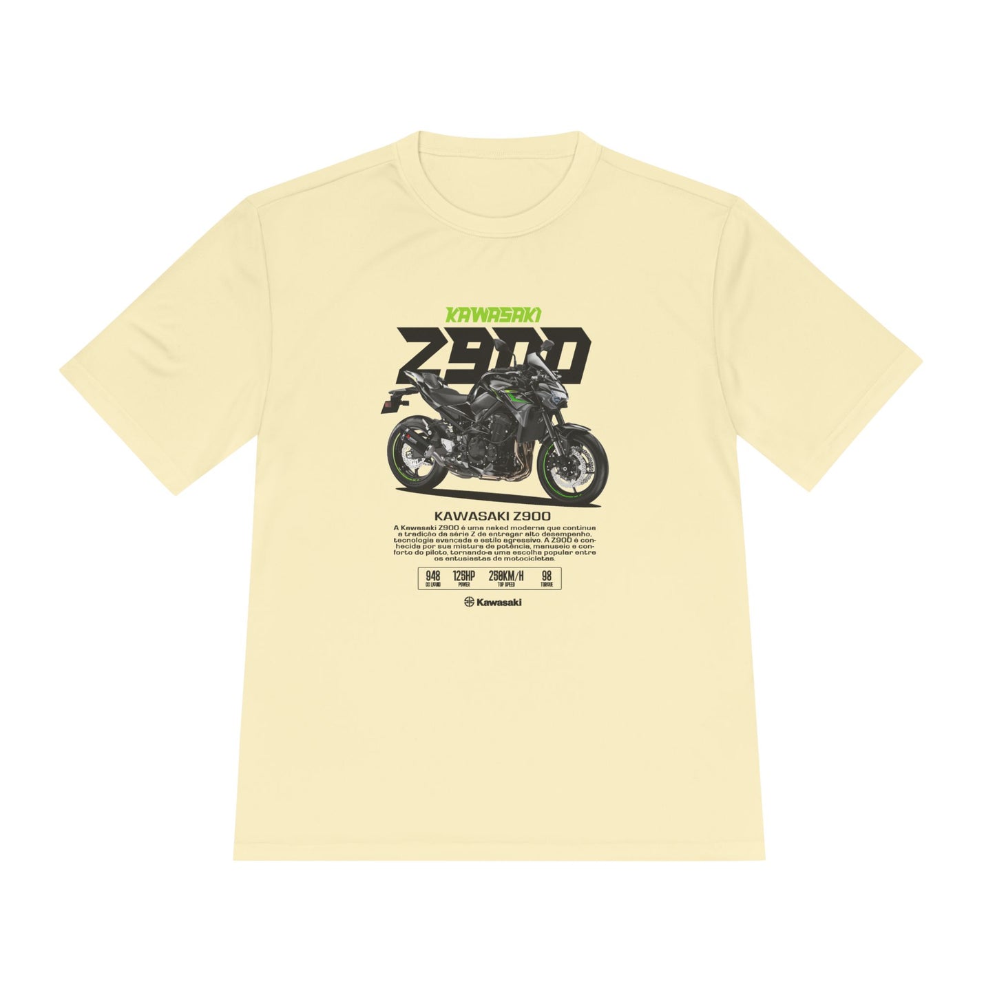 Kawasaki Z900 Unisex Moisture-Wicking Tee - Perfect T-shirt for Motorcycle Enthusiasts - CreativeRino