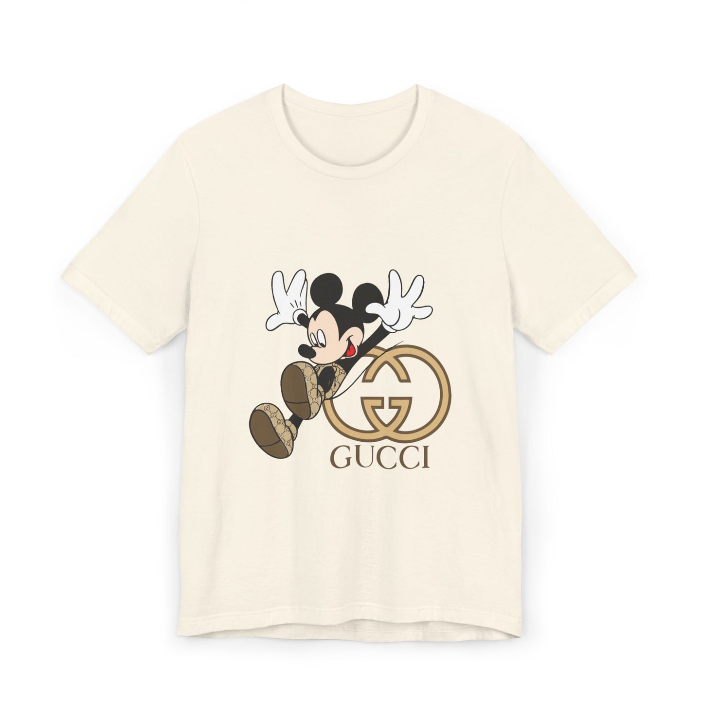 Gucci Mickey Mouse Unisex Jersey T-Shirt – Trendy Disney-Inspired Casual Wear - CreativeRino