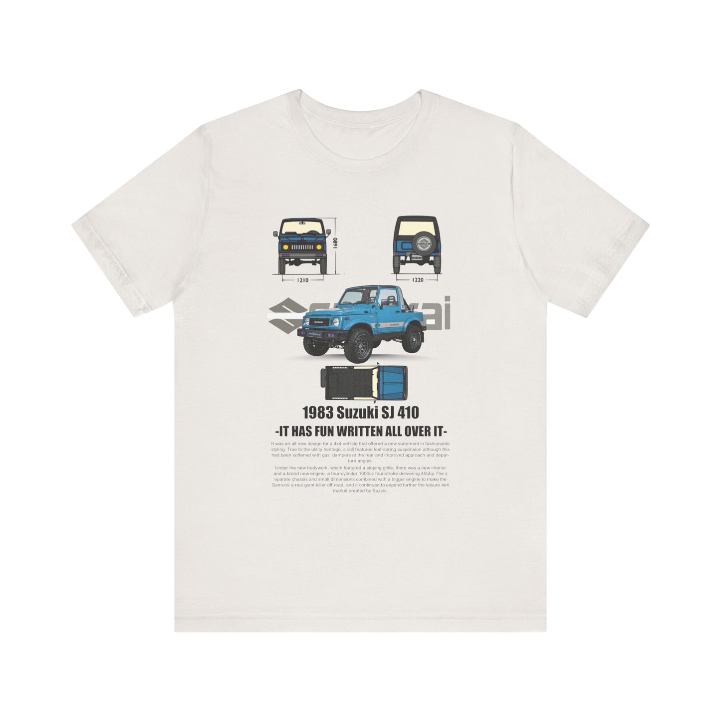 Vintage Suzuki 1983 Graphic Tee - Unisex Short Sleeve T-Shirt - CreativeRino