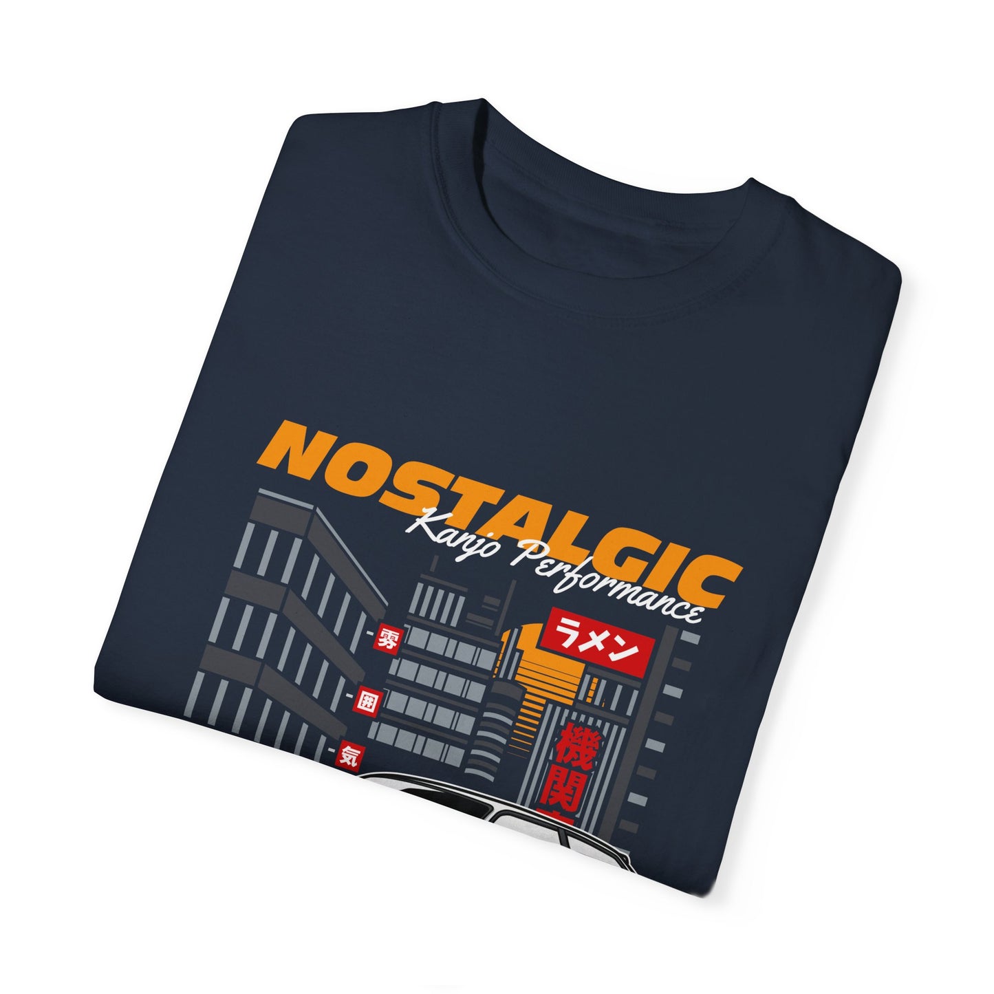 Nostalgic JDM Racer T-shirt - Unisex Garment-Dyed Tee - CreativeRino