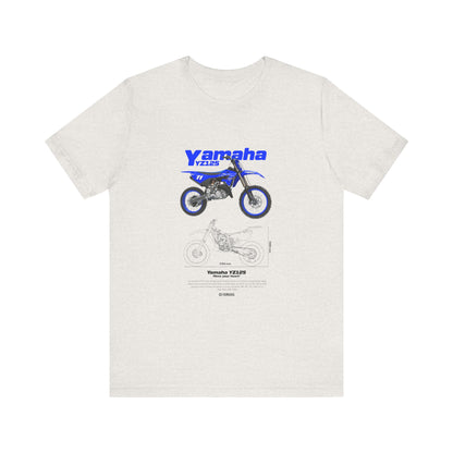 Yamaha YZ125 Bike Graphic Tee – Unisex Jersey Short Sleeve T-shirt - CreativeRino