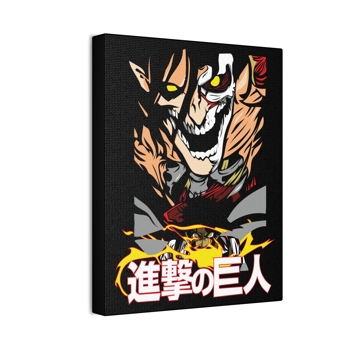 Anime Inspired Canvas Wall Art - Attack on Titan Theme - CreativeRino