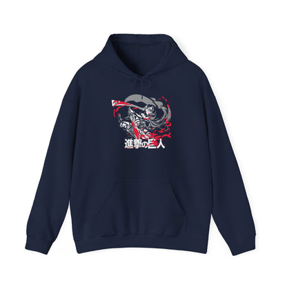 Anime-Inspired Unisex Heavy Blend™ Hooded Sweatshirt - Perfect for Attack on Titan Fans! - CreativeRino