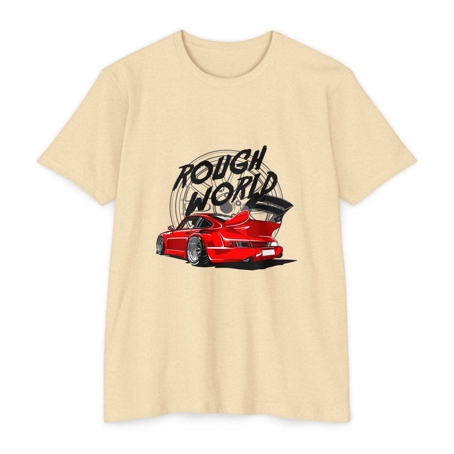 Rough Word Graphic Unisex T-Shirt – Perfect T-shirt for Car Enthusiasts - CreativeRino