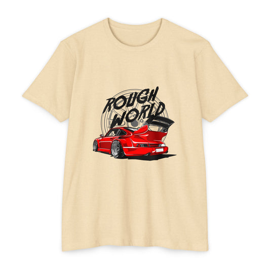 Rough Word Graphic Unisex T-Shirt – Perfect T-shirt for Car Enthusiasts - CreativeRino