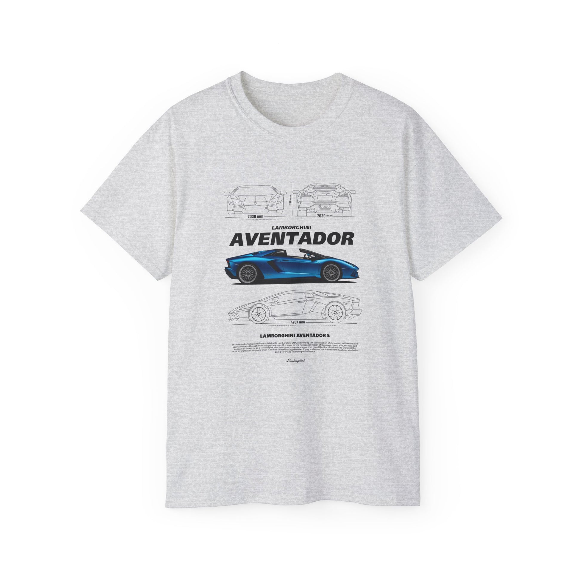 Aventador Sports Car Unisex Ultra Cotton Tee | Car T-shirt - CreativeRino
