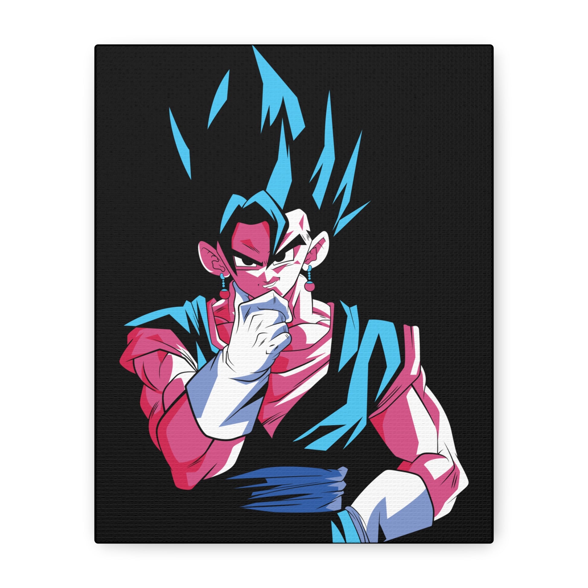 Anime Wall Art - Matte Canvas Print with Dragon Ball Inspired Design - CreativeRino