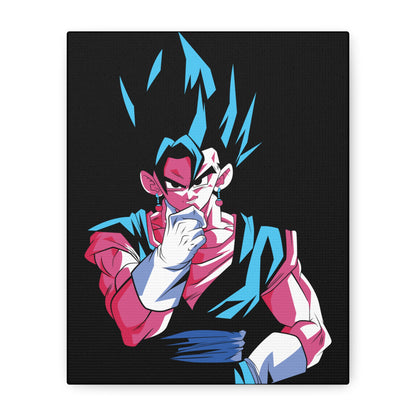 Anime Wall Art - Matte Canvas Print with Dragon Ball Inspired Design - CreativeRino