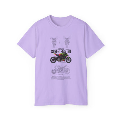 Ducati Streetfighter V4 Unisex Ultra Cotton Tee - Stylish Motorcycle T-shirt for Riders - CreativeRino