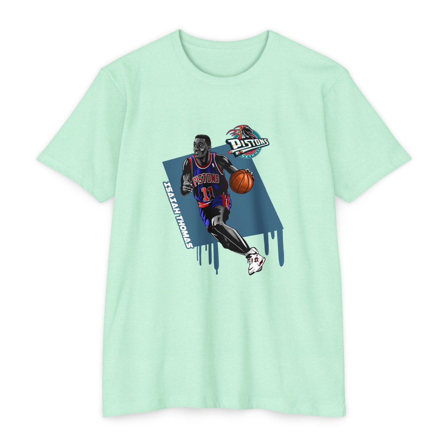 Isaiah Thomas Retro Basketball Graphic Tee for Sports Fans - CreativeRino
